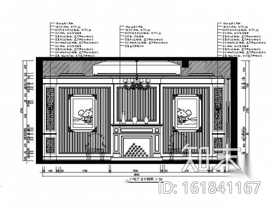 英式古典三层联排别墅室内装饰施工图（含效果）cad施工图下载【ID:161841167】