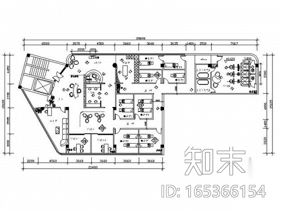 [成都]现代美容体验中心室内装修图（含效果）cad施工图下载【ID:165366154】