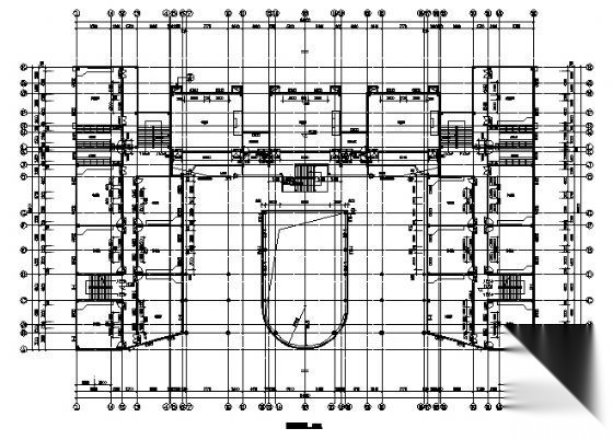 某五层学校教学楼建筑施工图cad施工图下载【ID:151576158】