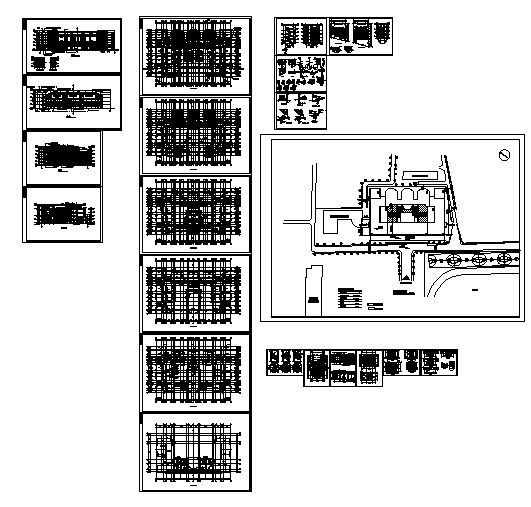 某五层学校教学楼建筑施工图cad施工图下载【ID:151576158】