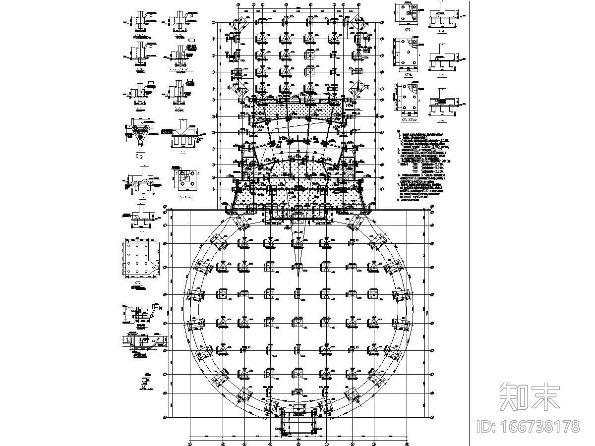 江苏大学建筑结构施工图下载【ID:166738178】