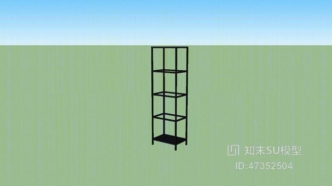 宜家vittsjo单SU模型下载【ID:117820716】