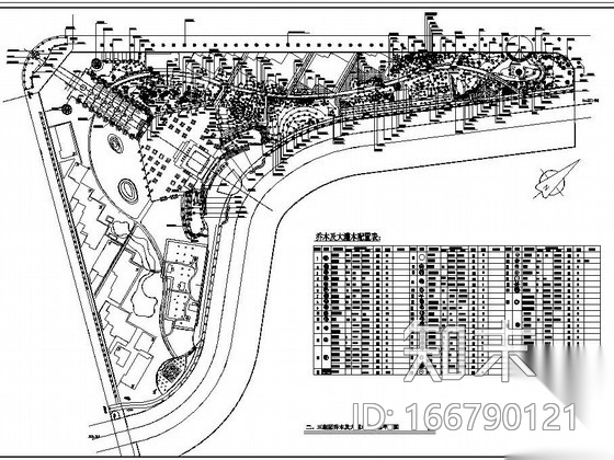 [重庆]生态公园园林景观植物种植施工图施工图下载【ID:166790121】