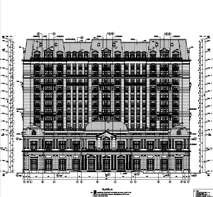 [福建]高层度假酒店及海鲜餐厅建筑施工图(16年最新含...施工图下载【ID:167239181】