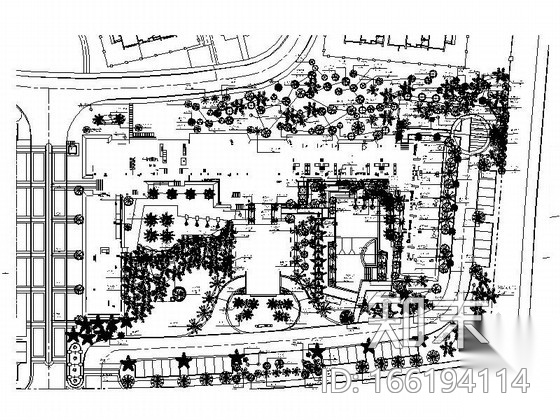 [三亚]旅游度假区酒店景观设计施工图cad施工图下载【ID:166194114】