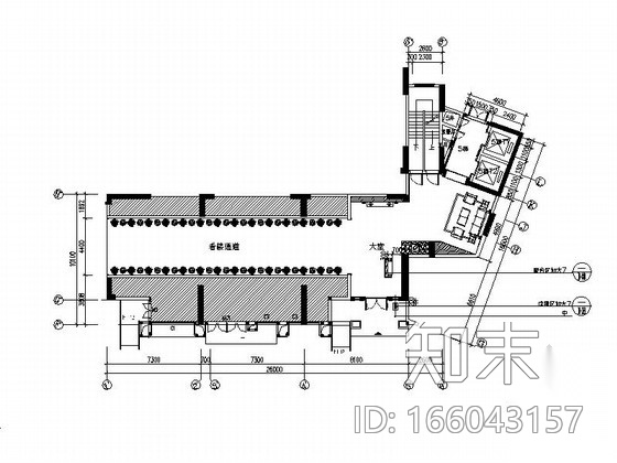 [广东]佛山某高级住宅区住户大堂装修图cad施工图下载【ID:166043157】