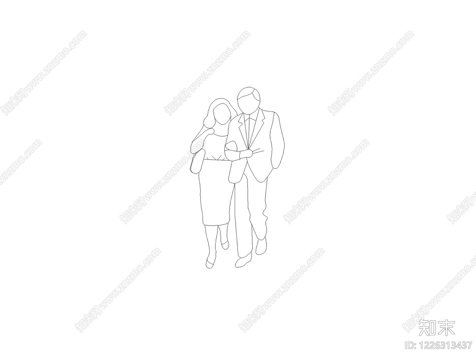 人物cad施工图下载【ID:1226313437】