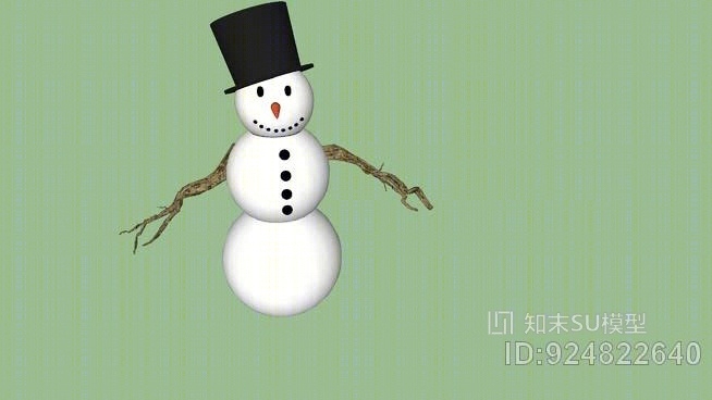 雪人SU模型下载【ID:924822640】