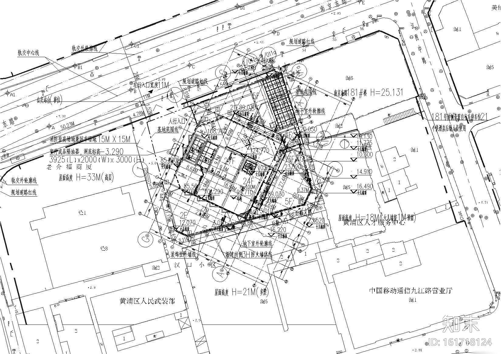 [上海]艾迪逊新中式商务酒店施工图+效果图cad施工图下载【ID:161718124】