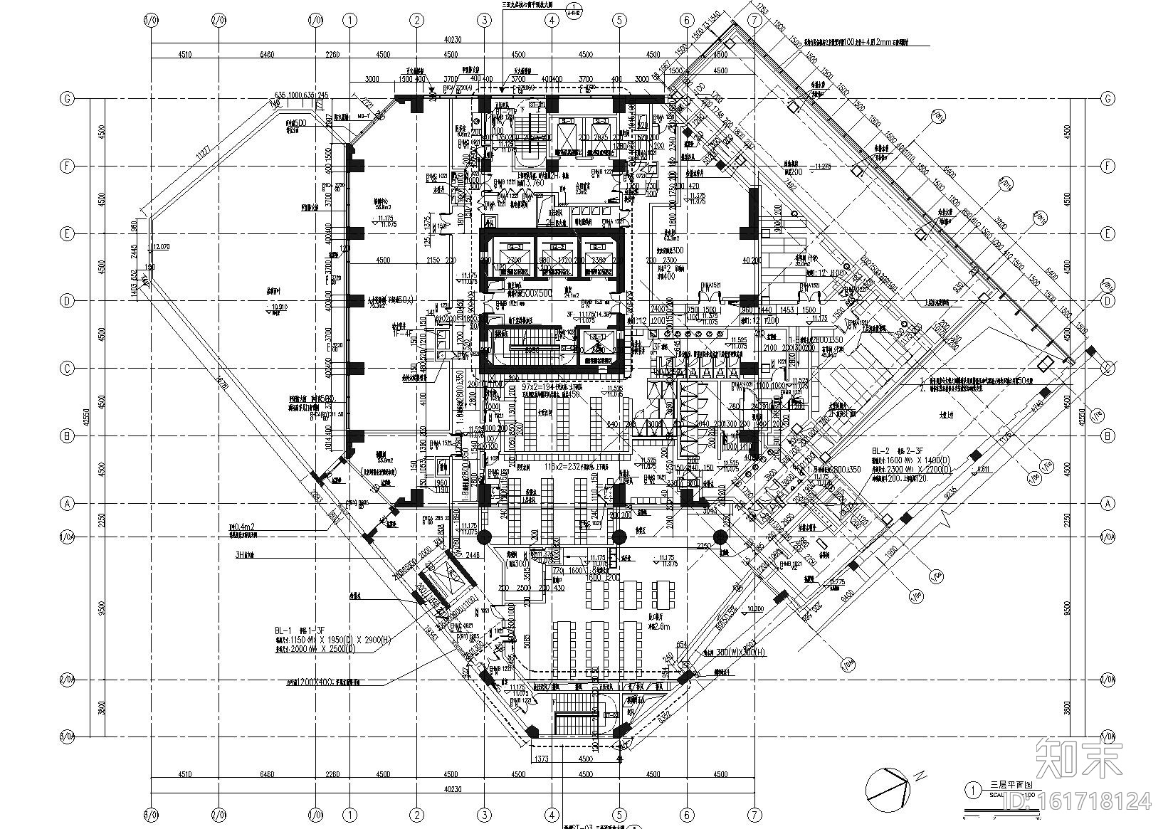 [上海]艾迪逊新中式商务酒店施工图+效果图cad施工图下载【ID:161718124】