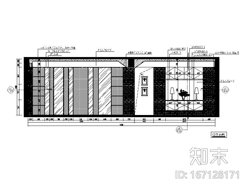 现代风格雅间样板房设计CAD施工图（含效果图、3D模型）施工图下载【ID:167128171】