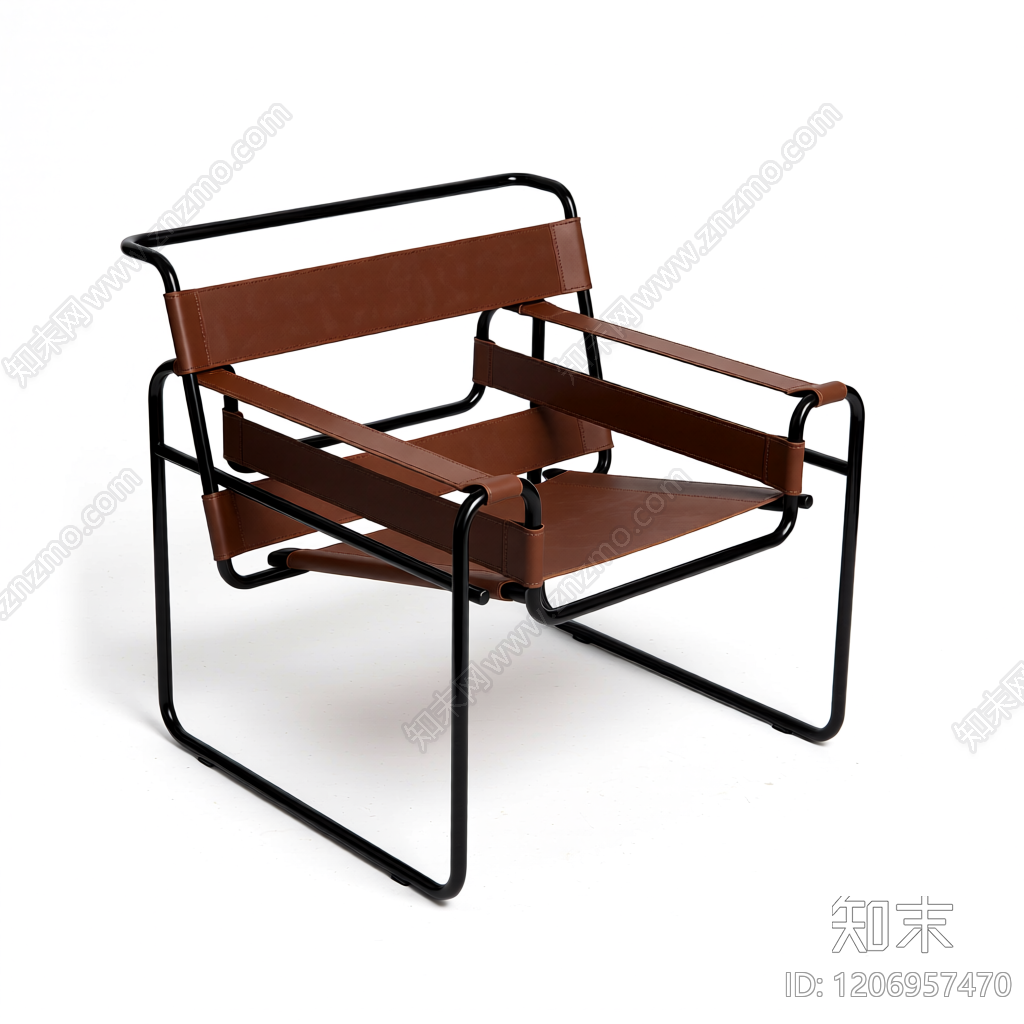 皮带框架椅3D模型下载【ID:1206957470】