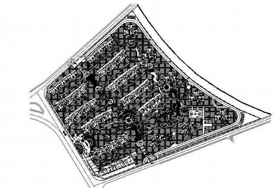 小区展示区竣工图施工图下载【ID:161103157】
