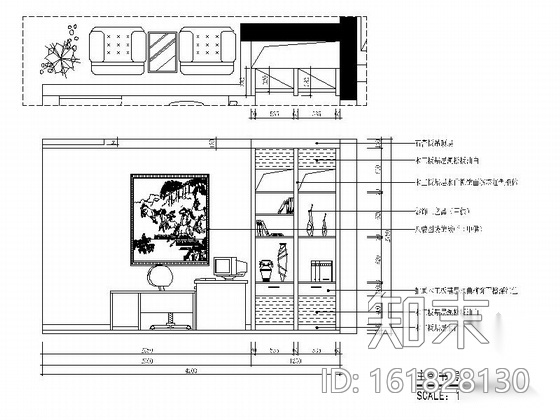 [新沂]现代高档中式联体别墅装修图施工图下载【ID:161828130】