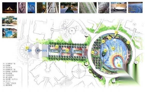 某小区局部景观设计方案施工图下载【ID:161112130】