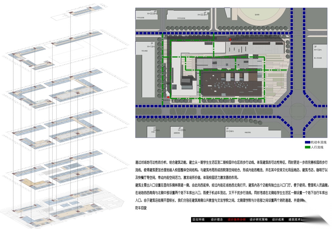 [北京]某大学多层基础教学楼建筑设计方案文本（2套）cad施工图下载【ID:165146120】