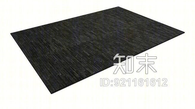 黑色地毯140x200附庸风雅，房子的世界。参考文献：123.422价格：329€SU模型下载【ID:921161612】