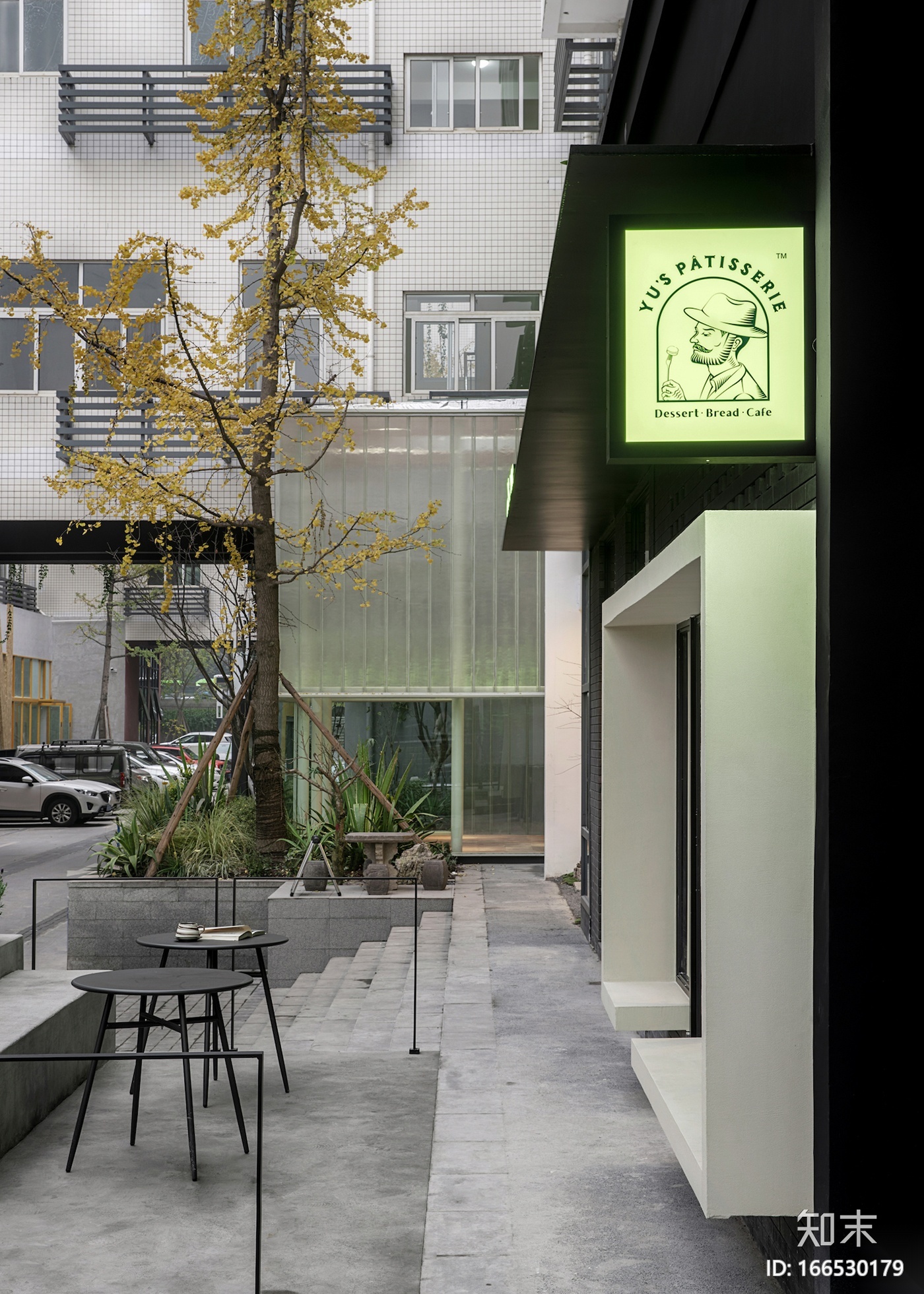 Yu‘s Patisserie 余日法式甜品店官方摄影cad施工图下载【ID:166530179】