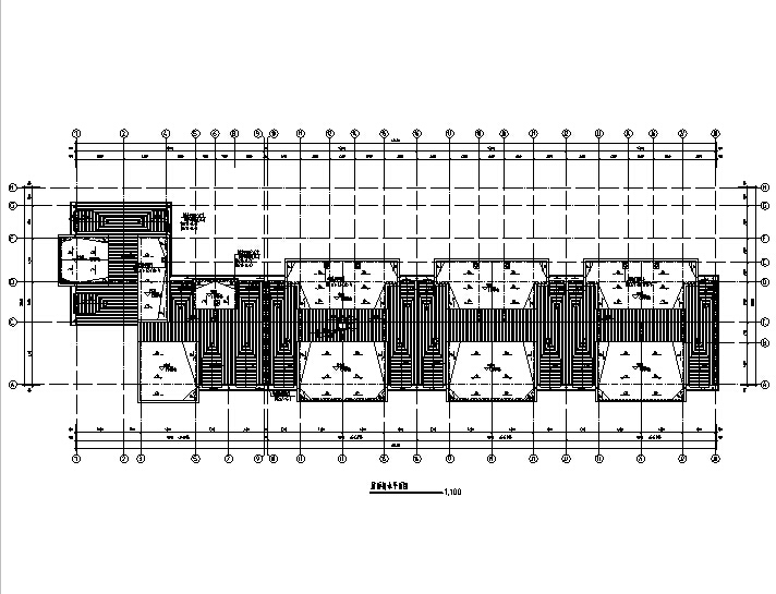 [宁夏]多层新中式风格塔式住宅建筑施工图（含全专业及...cad施工图下载【ID:167927101】