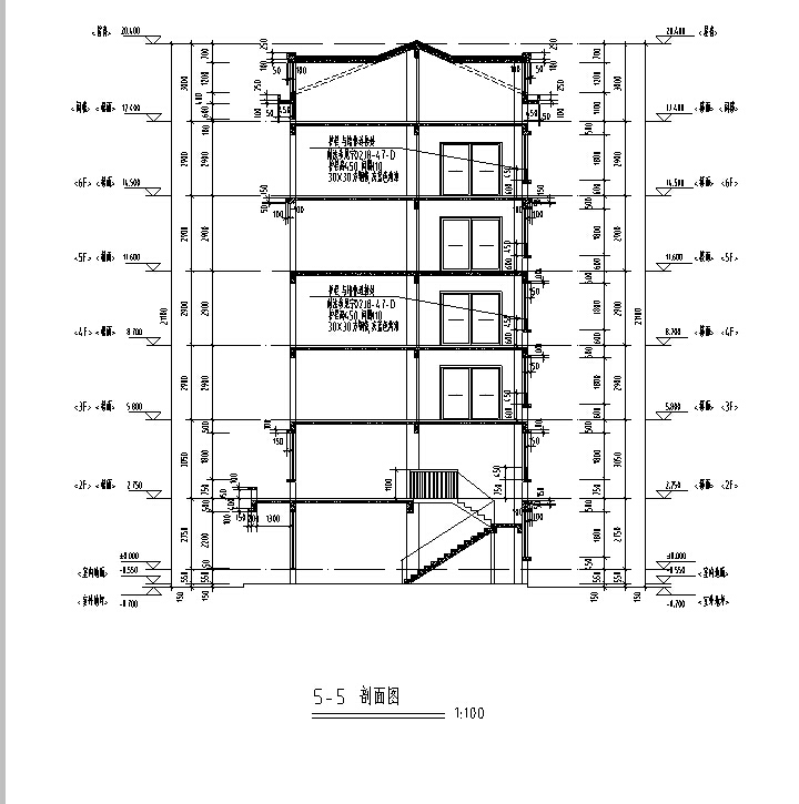 [宁夏]多层新中式风格塔式住宅建筑施工图（含全专业及...cad施工图下载【ID:167927101】