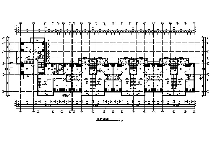 [宁夏]多层新中式风格塔式住宅建筑施工图（含全专业及...cad施工图下载【ID:167927101】