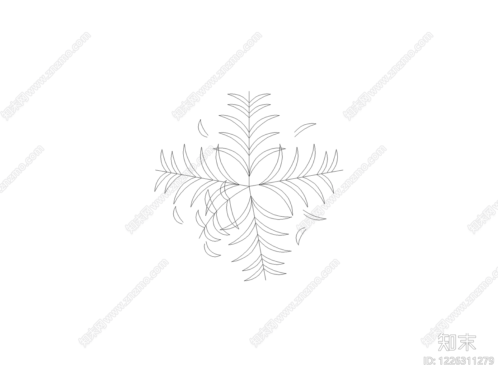 雕塑装饰构件cad施工图下载【ID:1226311279】