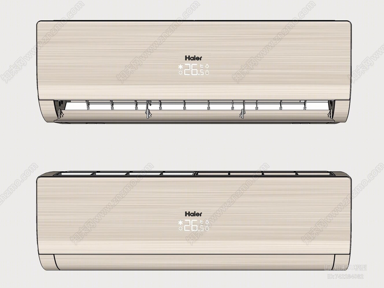 Haier室内壁挂机SU模型下载【ID:742284082】