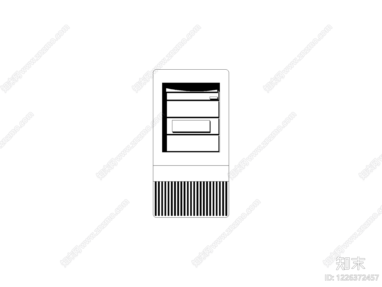 柜子cad施工图下载【ID:1226372457】
