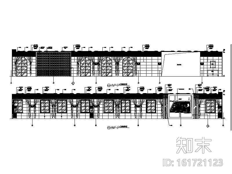 [南昌]精致奢华高端售楼处室内设计施工图（含效果图）cad施工图下载【ID:161721123】