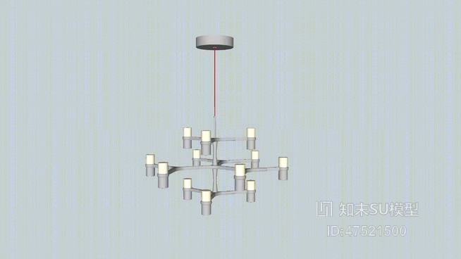 吊灯SU模型下载【ID:318159853】