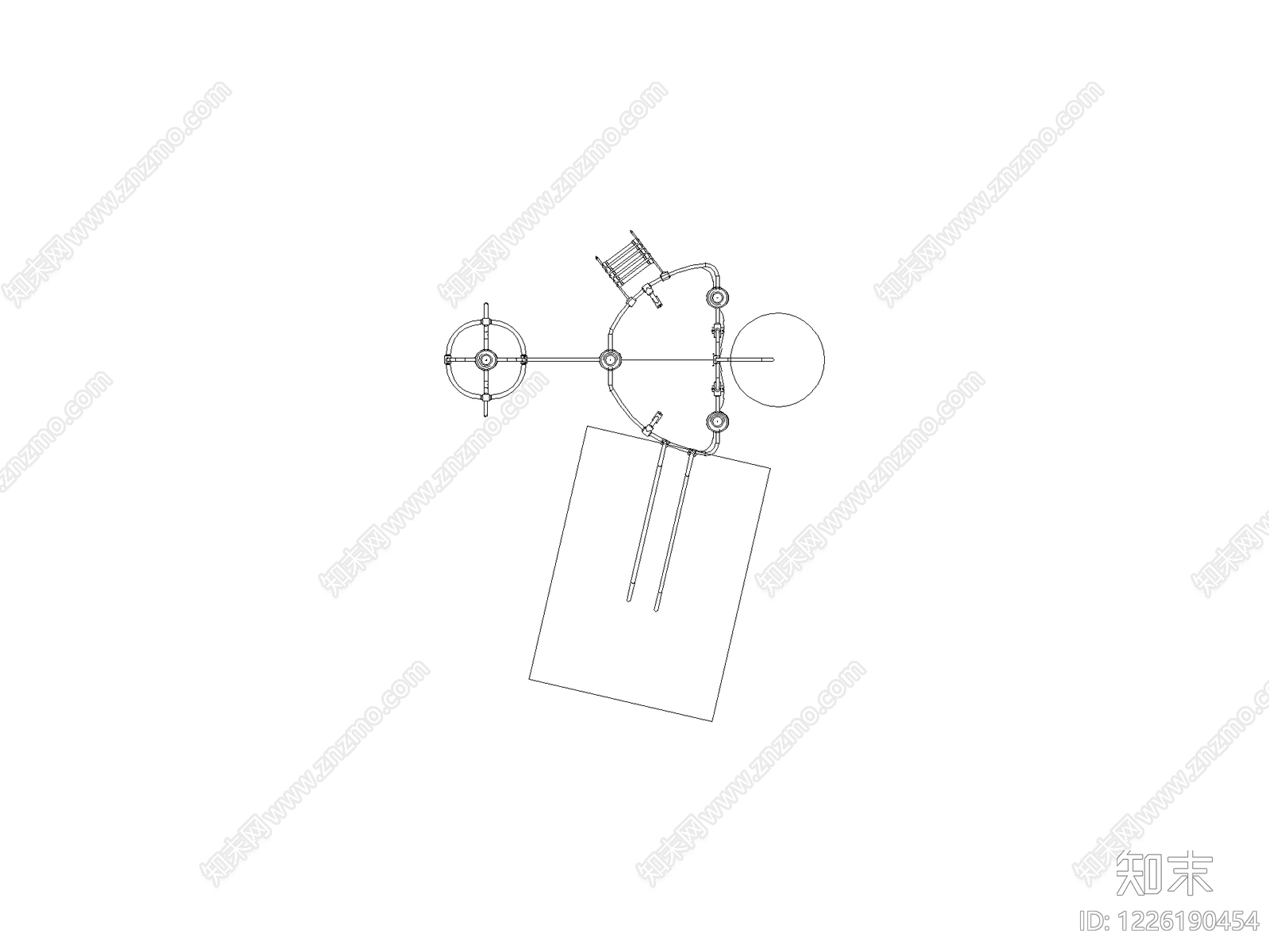 儿童器材CAD图纸