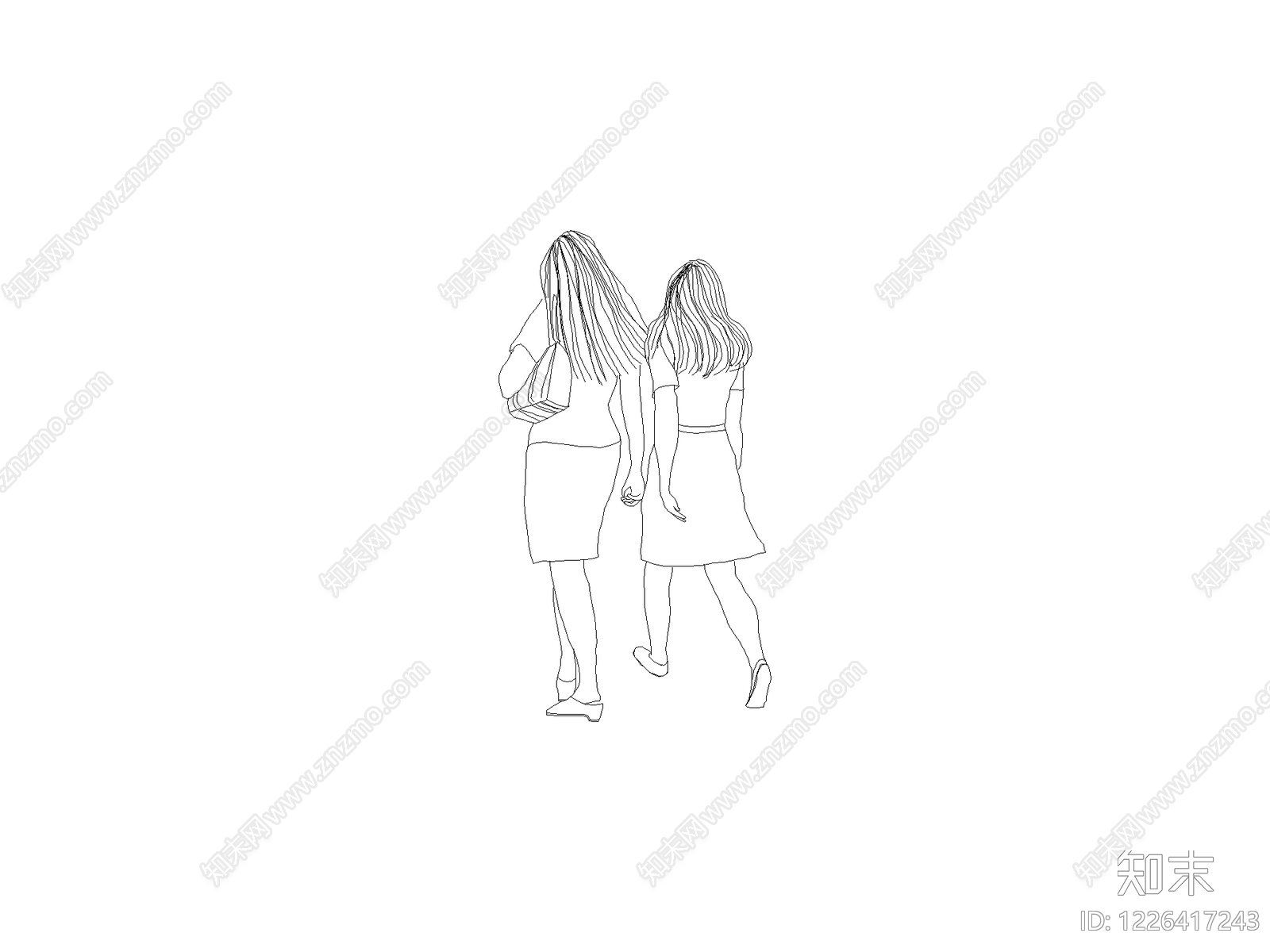 人物cad施工图下载【ID:1226417243】