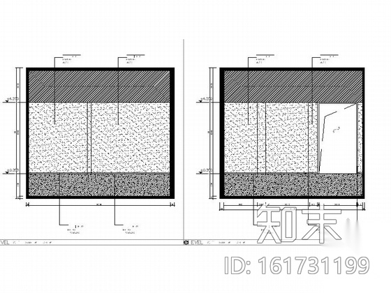 [杭州]现代风售展中心室内装修图cad施工图下载【ID:161731199】