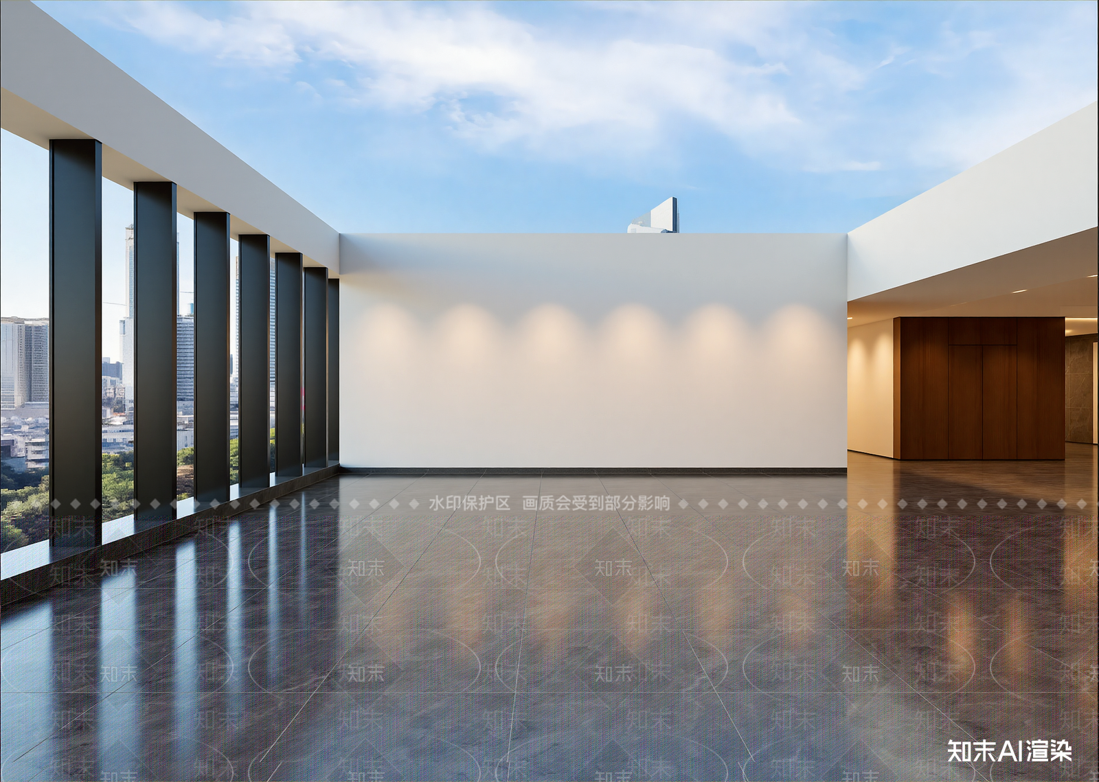 现代大厅3D模型下载【ID:1214996627】