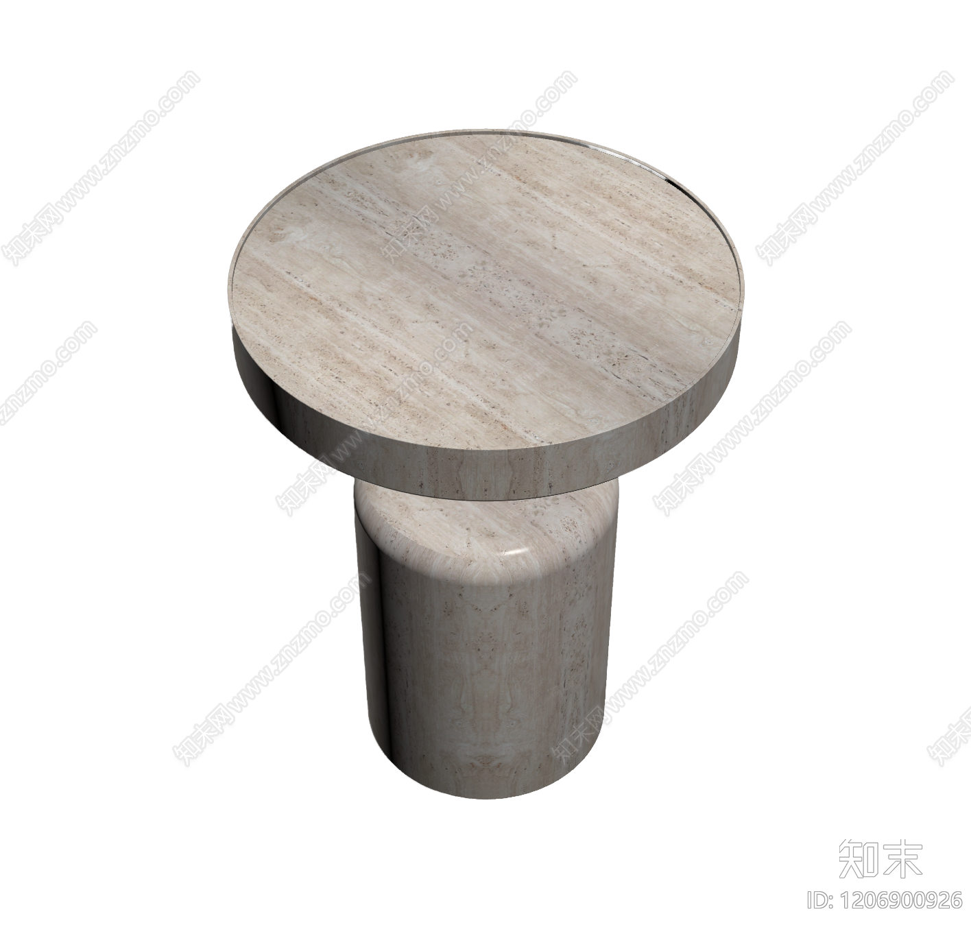 石材圆桌3D模型下载【ID:1206900926】