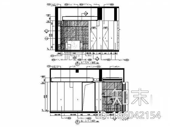 [福州]市中心高档现代大堂装修图（含方案）cad施工图下载【ID:166042154】