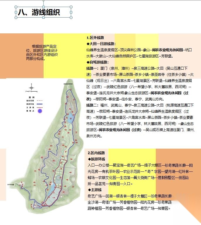 [福建]某大田闽农农业休闲观光园概念性规划设计文本PDF...cad施工图下载【ID:161017142】