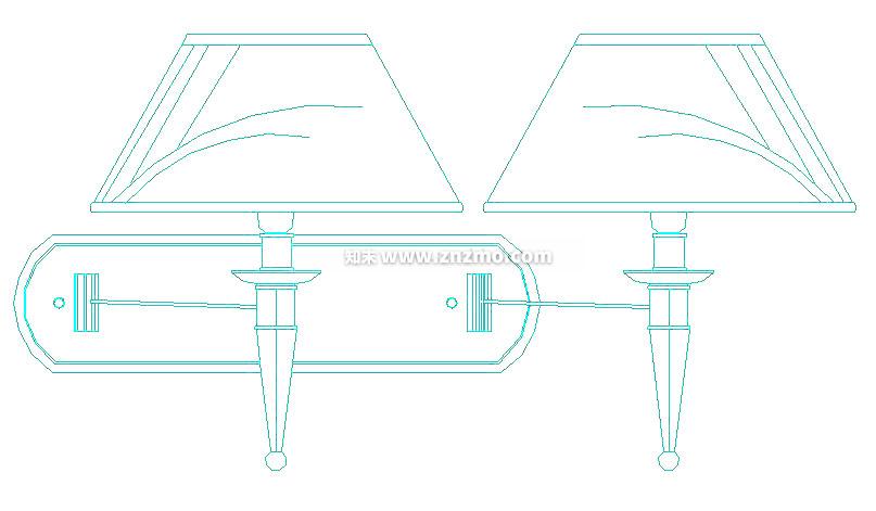 壁灯cad施工图下载【ID:182097188】