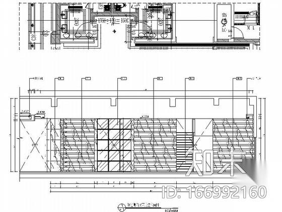 [天津]高档现代国际家访城办公室施工图（含效果）cad施工图下载【ID:166992160】