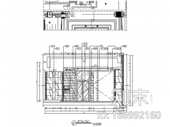[天津]高档现代国际家访城办公室施工图（含效果）cad施工图下载【ID:166992160】