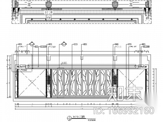 [天津]高档现代国际家访城办公室施工图（含效果）cad施工图下载【ID:166992160】