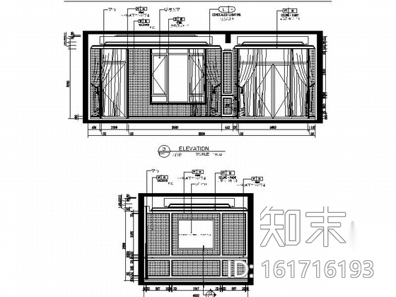 [上海]奢华一族简欧联排别墅样板间CAD装修施工图（含实...施工图下载【ID:161716193】