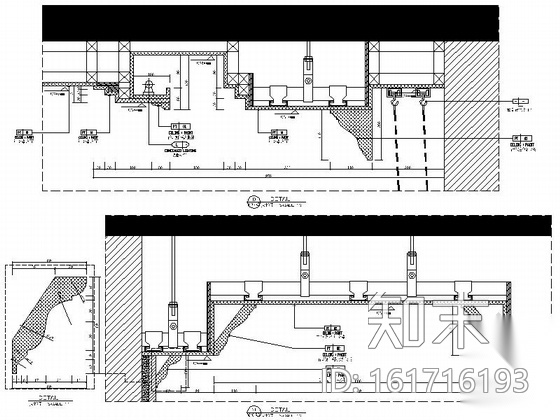 [上海]奢华一族简欧联排别墅样板间CAD装修施工图（含实...施工图下载【ID:161716193】