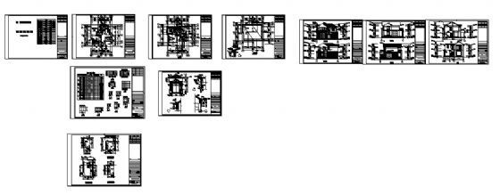 某二层小户型独立别墅建筑施工图cad施工图下载【ID:149890143】