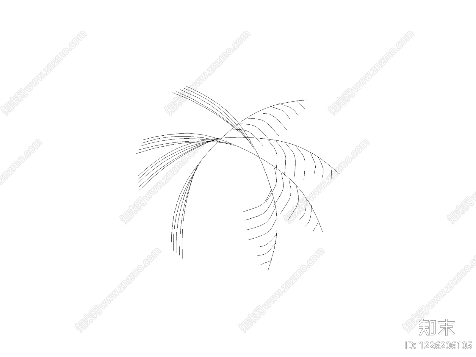 乔木种植CAD图纸