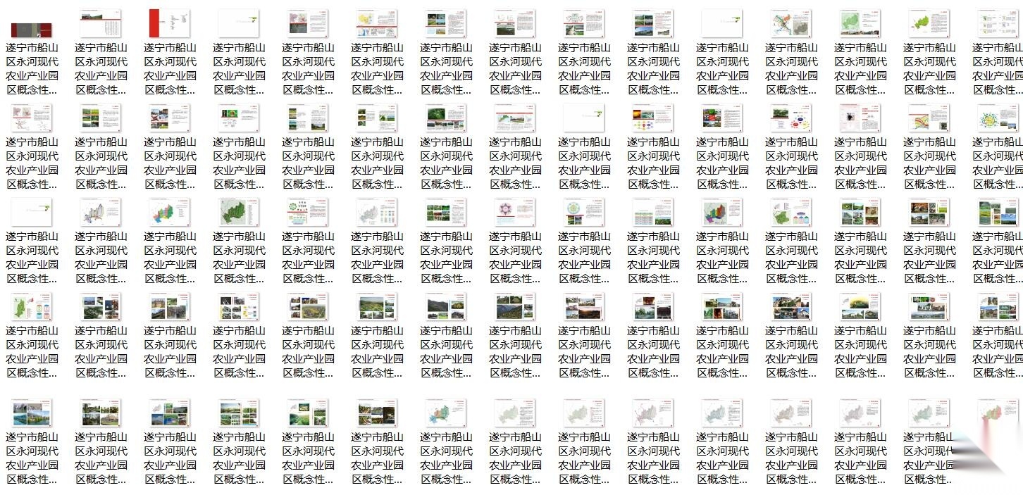 [四川]某现代农业产业园区概念规划设计PDF（78页）cad施工图下载【ID:161014137】