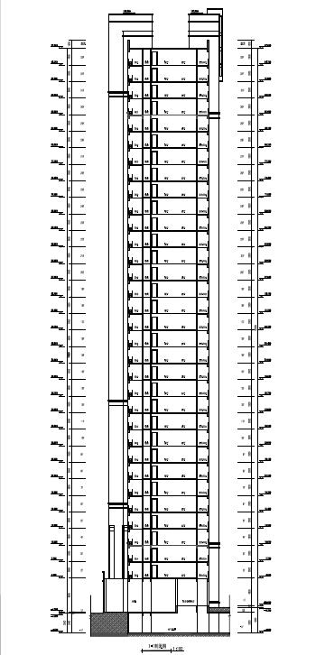 [西安]高层现代artdeco风格优质高端点式住宅楼建筑设...cad施工图下载【ID:166446124】