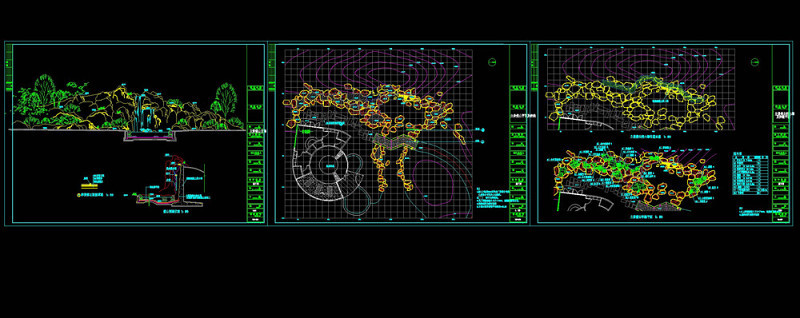 假山cad图纸素材cad施工图下载【ID:149613167】