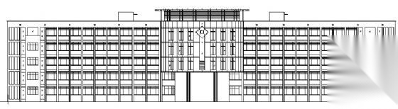 某临街五层小学综合楼建筑施工图cad施工图下载【ID:151576110】