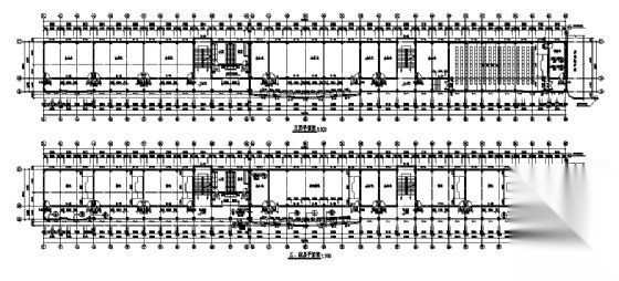 某临街五层小学综合楼建筑施工图cad施工图下载【ID:151576110】